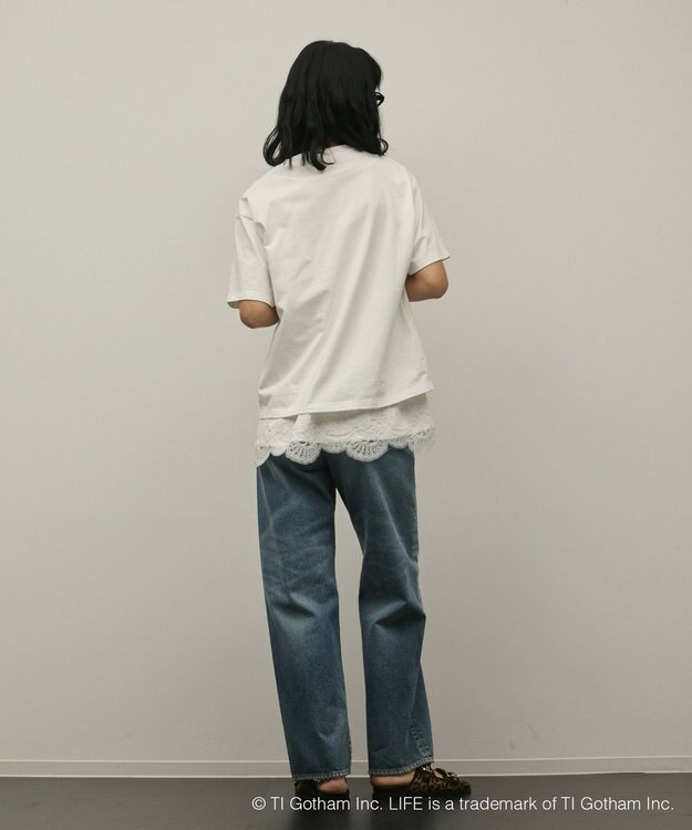 GRACE CONTINENTAL LIFEphotoTシャツ ホワイト