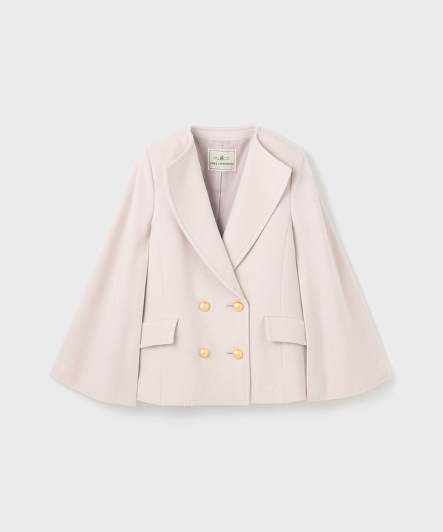 GRACE CONTINENTAL ウールケープジャケット ベージュ