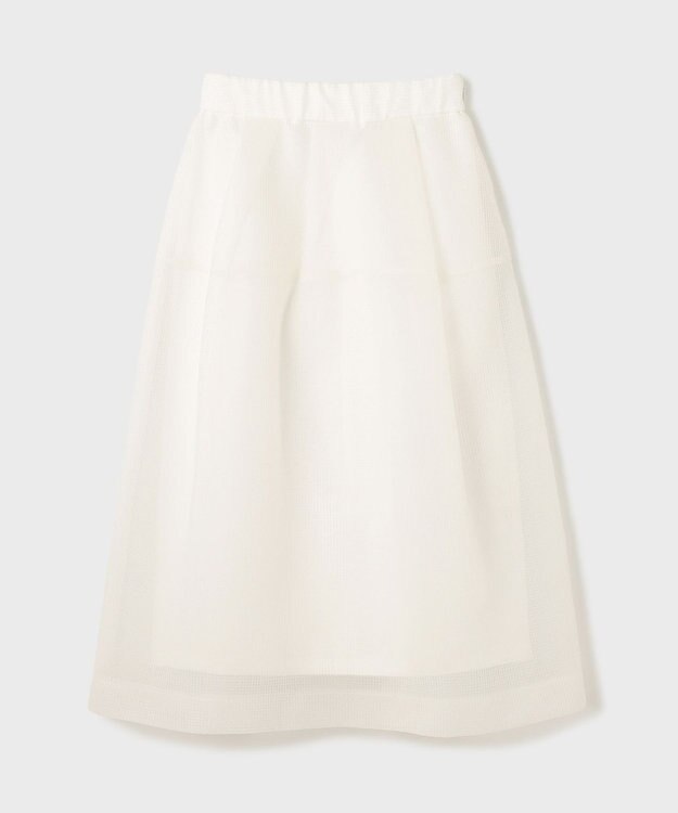 GRACE CONTINENTAL ダンボールメッシュスカート ホワイト