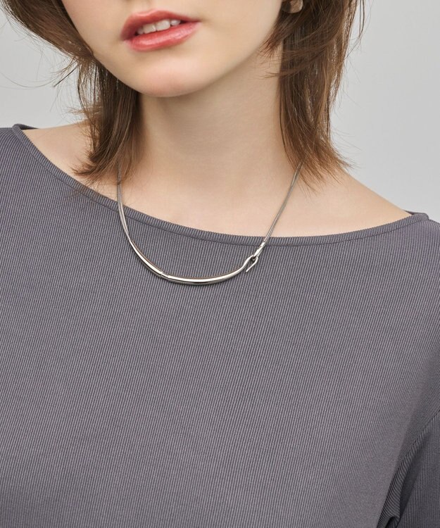 GRACE CONTINENTAL フレアカットトップ グレー