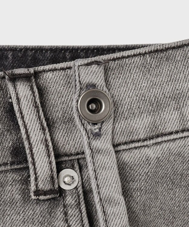 GRACE CONTINENTAL サス付zipデニムパンツ ブラック