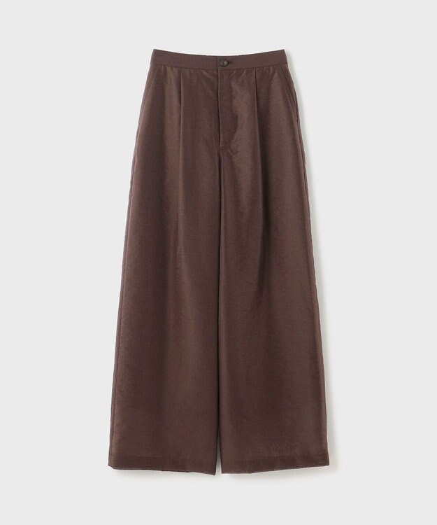 GRACE CONTINENTAL ブライトシアーパンツ ブラウン