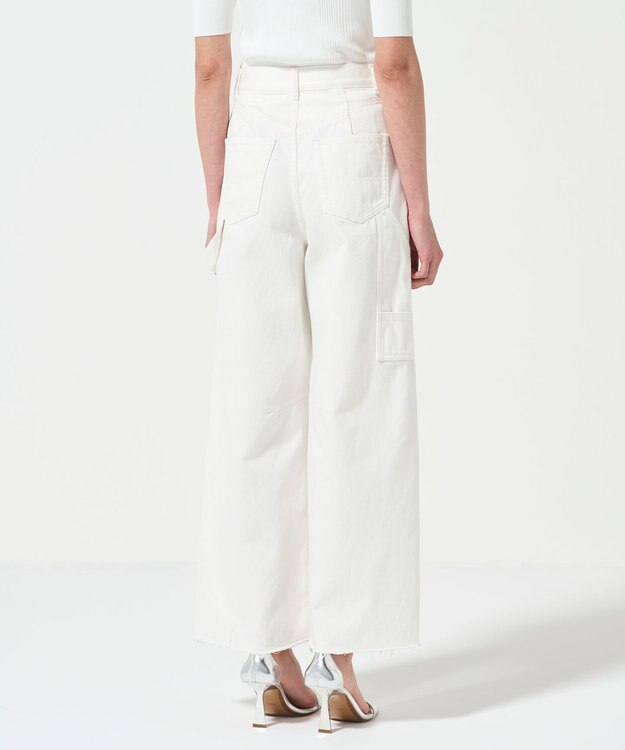 GRACE CONTINENTAL ペインターデニムパンツ ホワイト