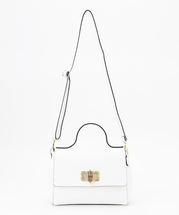 GRACE CONTINENTAL ROBERTA　PRIANIワンハンドルバッグ ホワイト