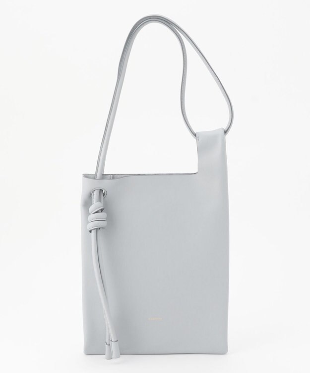 GRACE CONTINENTAL ORSETTO ソフトレザーバッグ サックス