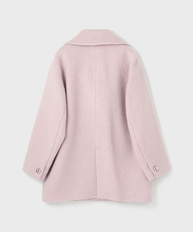 GRACE CONTINENTAL モヘヤシャギーPコート ピンク