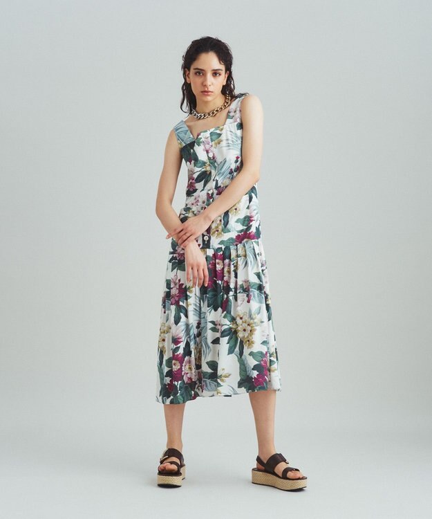 GRACE CONTINENTAL フラワーレースドレス フラワーマーメイドドレス / GRACE CONTINENTAL | GRACE