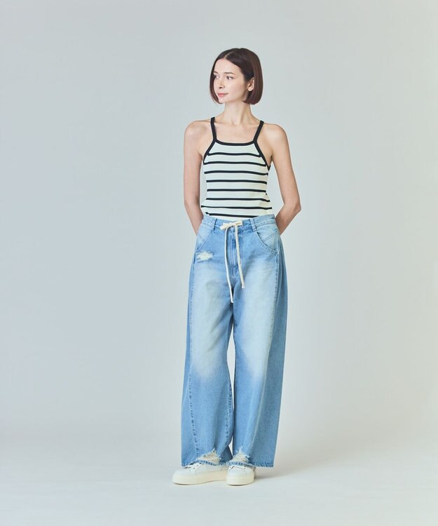 GRACE CONTINENTAL アメスリニットキャミ バイカラー