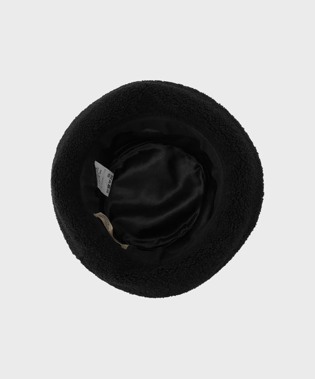 GRACE CONTINENTAL Ferrucio Vecchi ボアハット ブラック