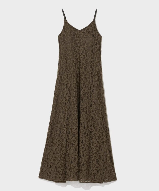 GRACE CONTINENTAL レースキャミドレス ブラウン