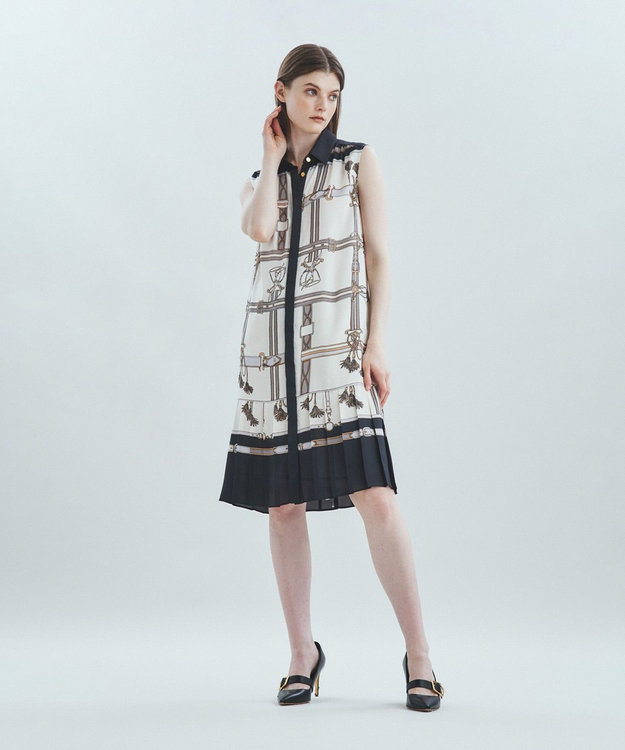 23AW　GRACE CLASS ベルトモチーフシャツワンピース 36 ブラウン ベルトモチーフシャツワンピース / GRACE CONTINENTAL | GRACE