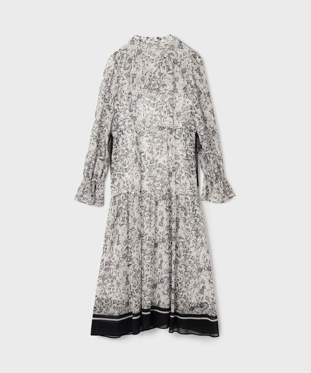 GRACE CONTINENTAL ドロストティアードフレアワンピース キナリ