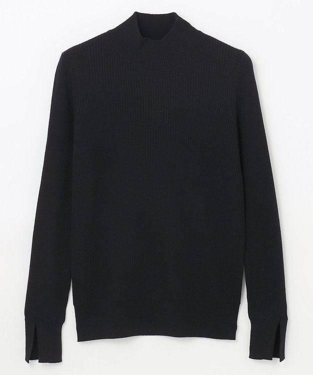 GRACE CONTINENTAL メリノウールリブトップ ブラック