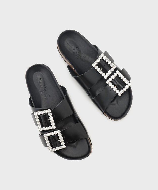 GRACE CONTINENTAL CORSO ROMA スワロサンダル ブラック