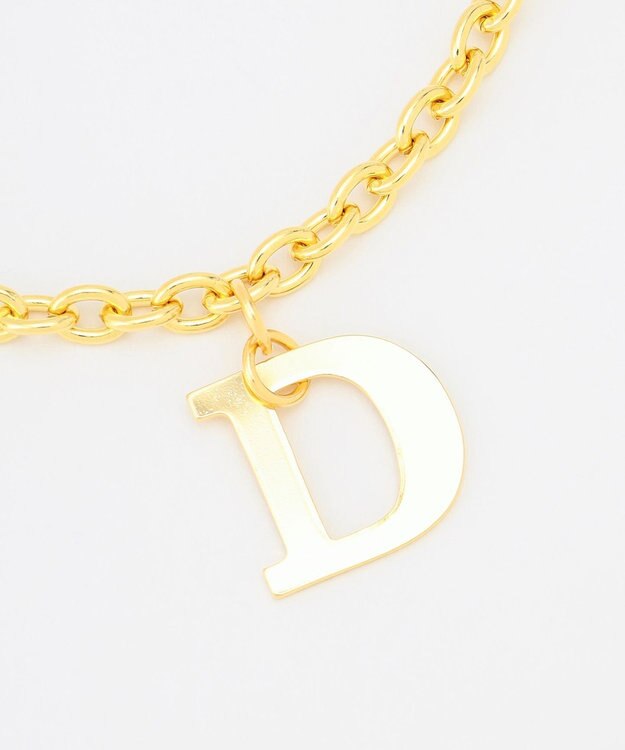 GRACE CONTINENTAL チェーンDモチーフチャーム ゴールド