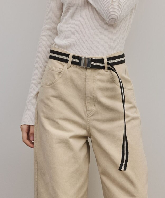 GRACE CONTINENTAL ラインガチャベルト ブラック