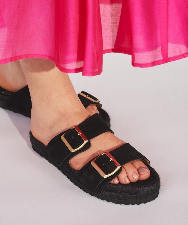 GRACE CONTINENTAL manebi Nordic Sandal ブラック