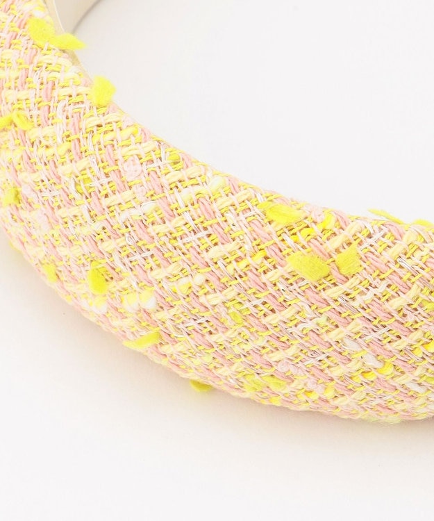 GRACE CONTINENTAL ツイードカチューシャ イエロー