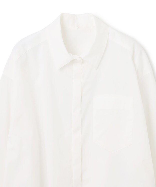 GRACE CONTINENTAL ビジューカラーシャツ ホワイト