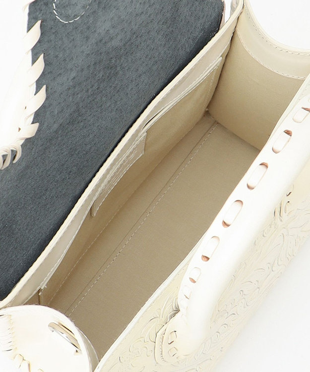 GRACE CONTINENTAL RollingSTHandbag ホワイト