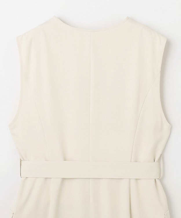 GRACE CONTINENTAL ベルト付ジャンパースカート キナリ