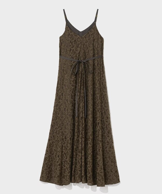 GRACE CONTINENTAL レースキャミドレス ブラウン