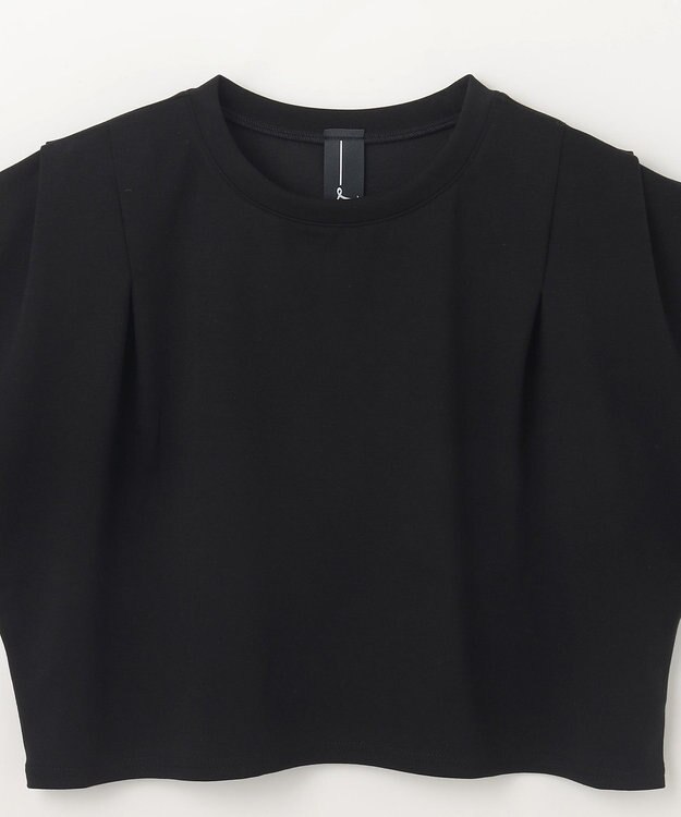 GRACE CONTINENTAL タックショートトップ ブラック