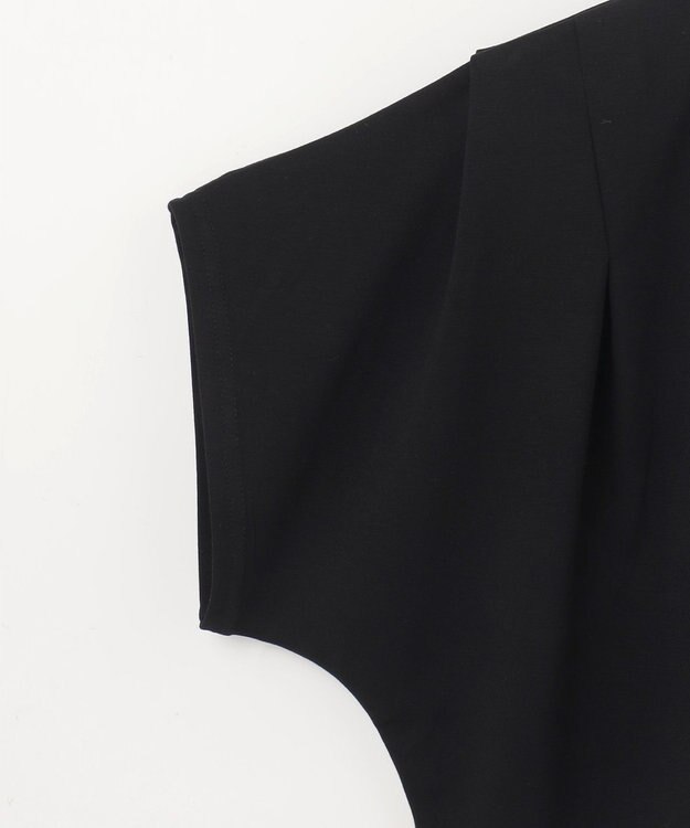 GRACE CONTINENTAL タックショートトップ ブラック