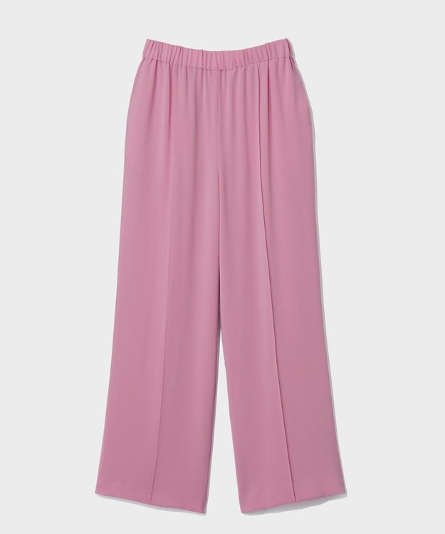 GRACE CONTINENTAL トリアセワイドイージーパンツ ピンク
