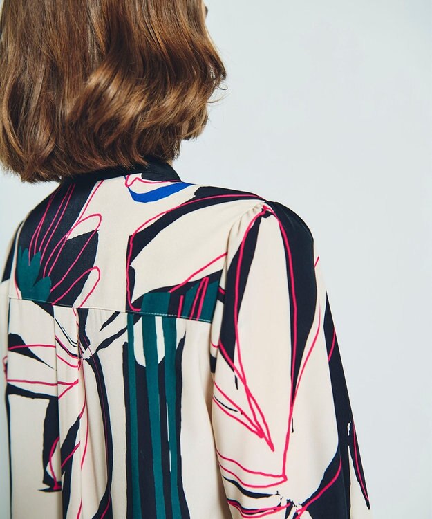 GRACE CONTINENTAL キカラインフラワーワンピース キナリ