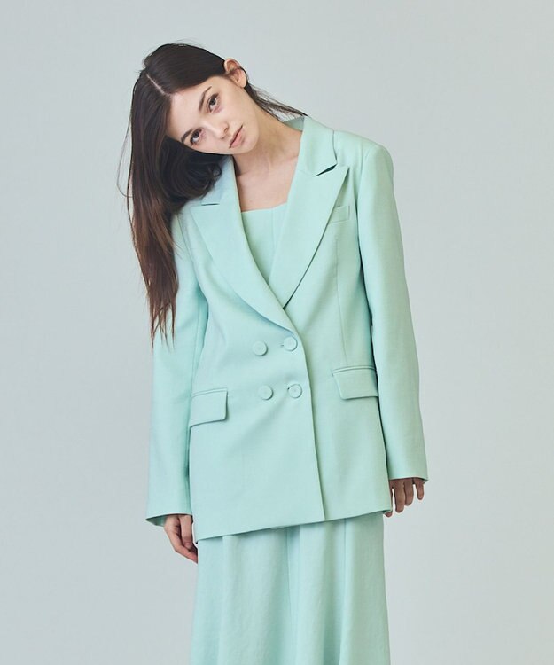 GRACE CONTINENTAL サイドベンツジャケット ミント