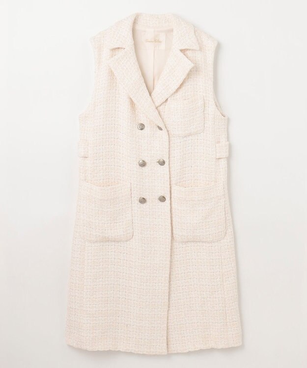 GRACE CONTINENTAL ツイードジレワンピース キナリ