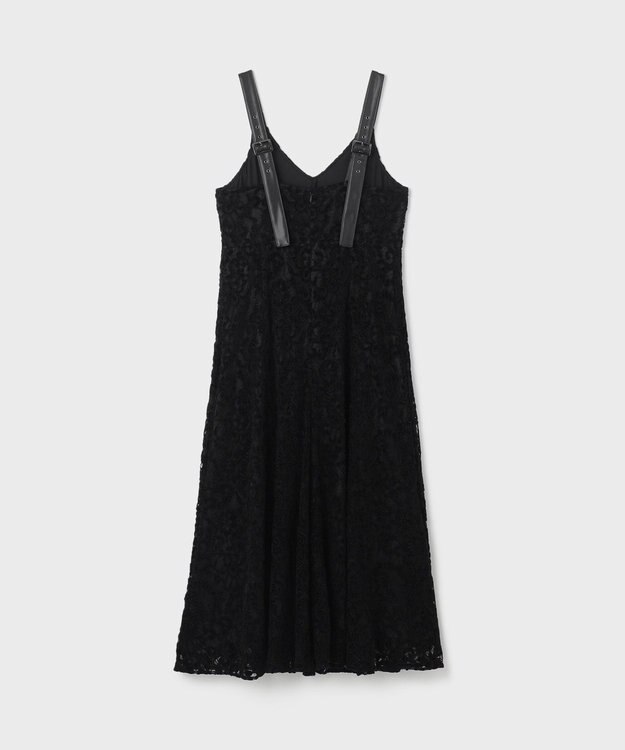GRACE CONTINENTAL モールレースキャミワンピース ブラック