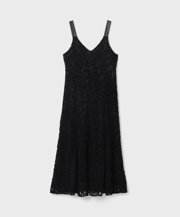 GRACE CONTINENTAL モールレースキャミワンピース ブラック
