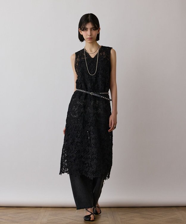 GRACE CONTINENTAL スタッズベルト ブラック