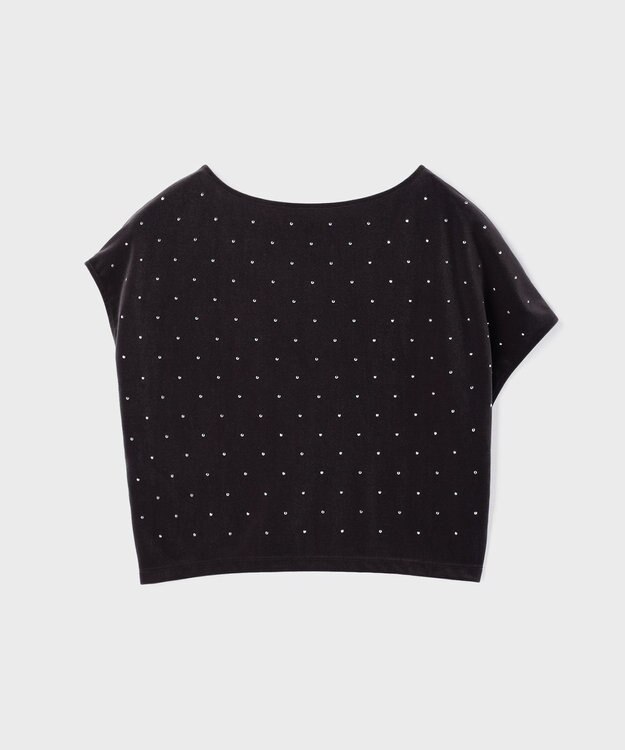 GRACE CONTINENTAL ベロアルーズカットトップ グレー