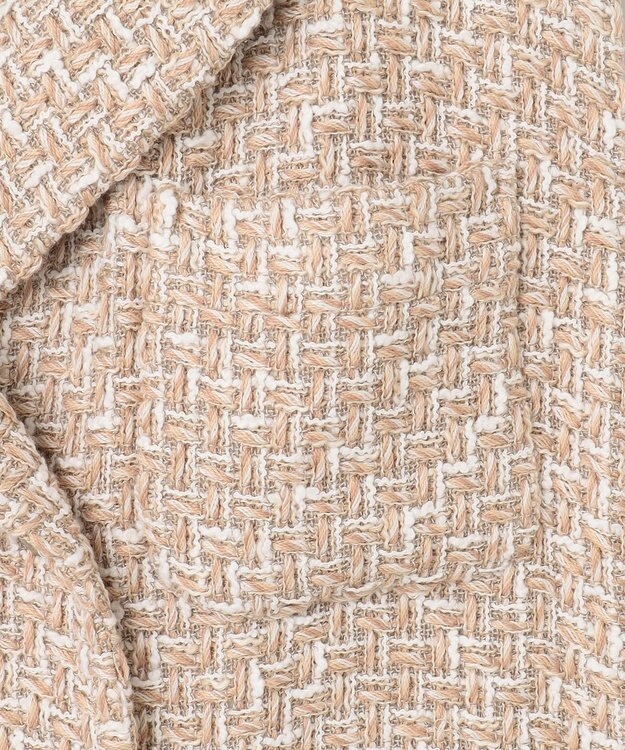 GRACE CONTINENTAL ツイードジレワンピース ベージュ