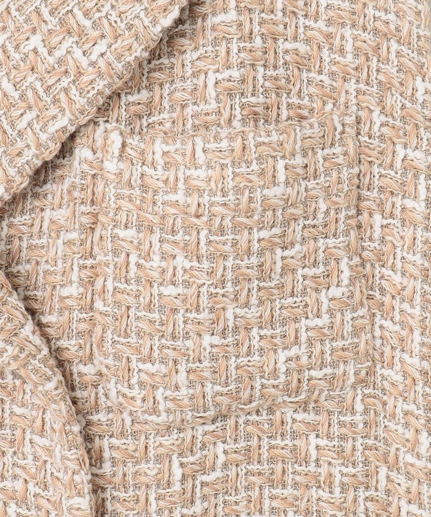 GRACE CONTINENTAL ツイードジレワンピース ベージュ