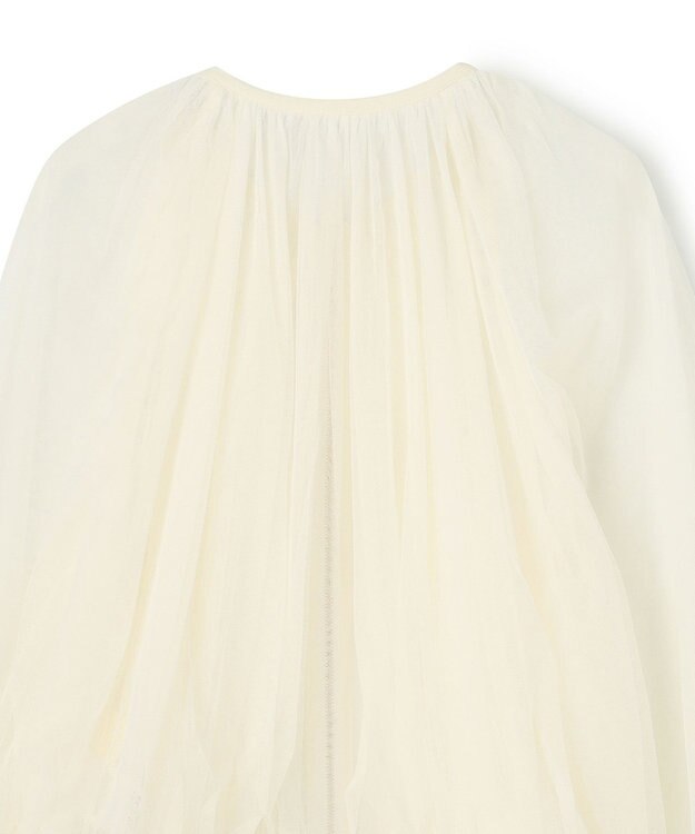 GRACE CONTINENTAL ギャザーチュールブルゾン キナリ