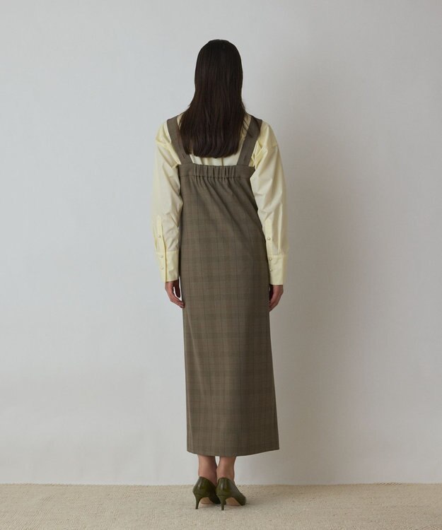 GRACE CONTINENTAL スーツ地ジャンパ－スカート マルチ