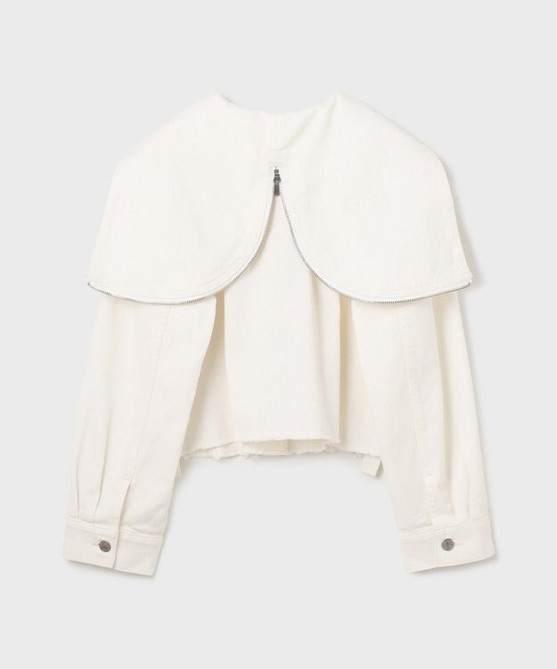 GRACE CONTINENTAL フードジップデニムジャケット キナリ