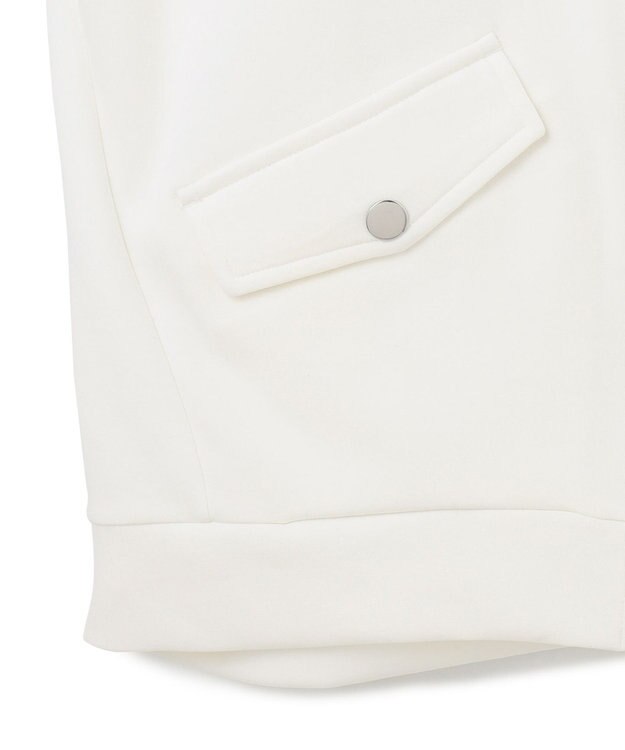 GRACE CONTINENTAL フードノースリーブ トップ ホワイト