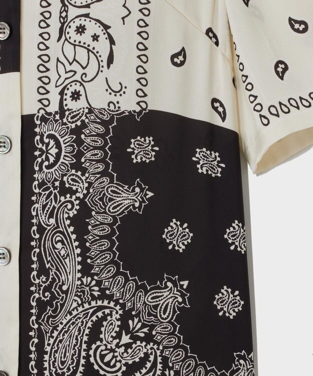 GRACE CONTINENTAL バンダナプリントシャツドレス キナリ