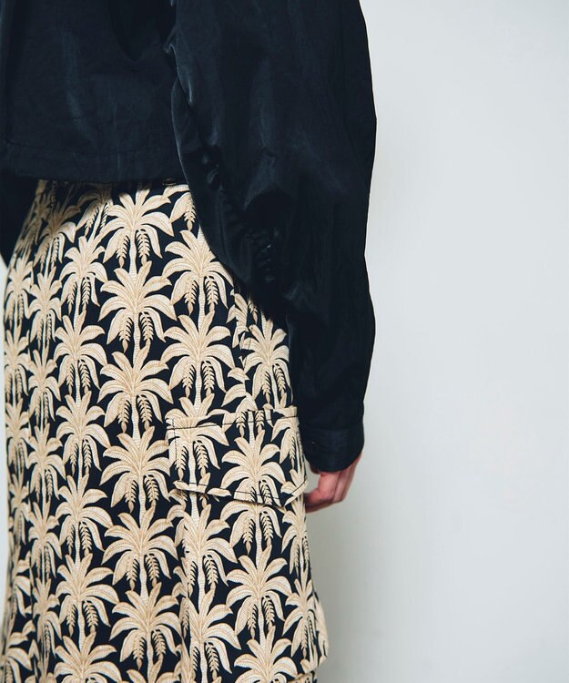 GRACE CONTINENTAL クロップドミリタリージャケット ブラック