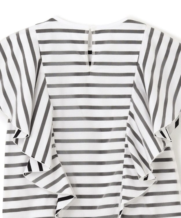 GRACE CONTINENTAL チュールレイヤードトップ ホワイト