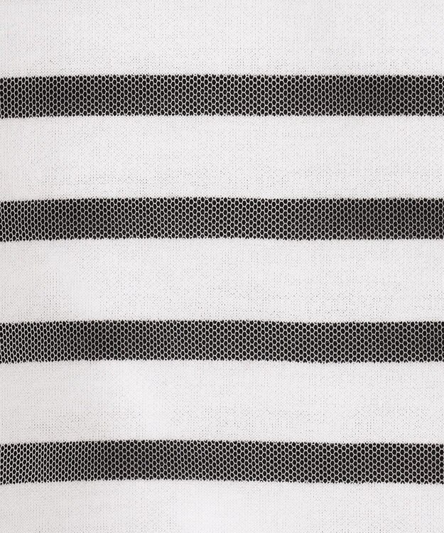 GRACE CONTINENTAL チュールレイヤードトップ ホワイト