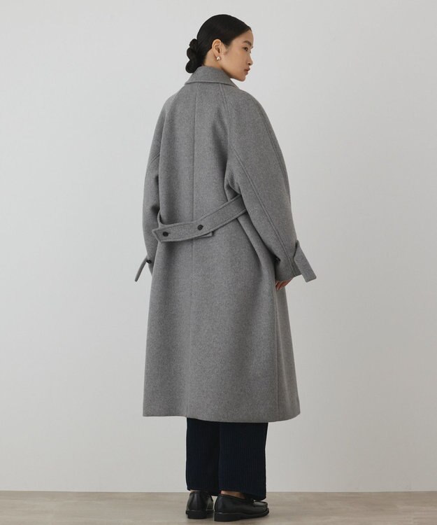 GRACE CONTINENTAL ショートビーバーコート グレー