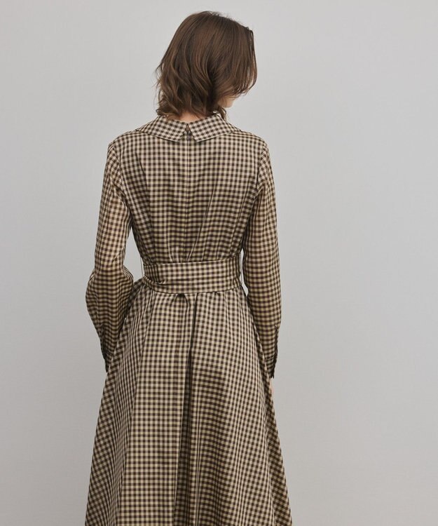 GRACE CONTINENTAL カシュクールバルーンワンピース ブラウン