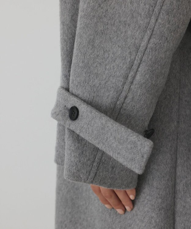 GRACE CONTINENTAL ショートビーバーコート グレー