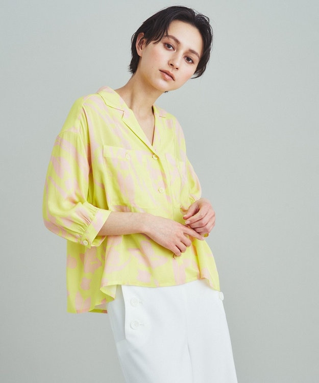 ☆新品☆ Grace Continental スエードフリンジシャツ 36サイズ タフタギャザーシャツ / GRACE CONTINENTAL | GRACE CONTINENTAL